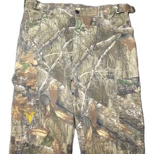 Realtree Edge Camo Cargo Pants Mens Size M 32/32 Hunting Outdoors Hiking